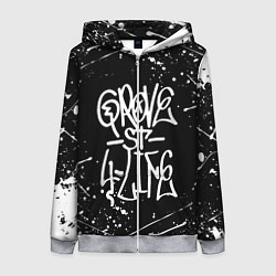 Толстовка на молнии женская GROVE STREET GTA, цвет: 3D-меланж