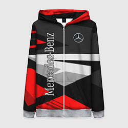 Женская толстовка на молнии Mercedes-Benz