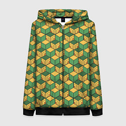 Толстовка на молнии женская ГИЮ ТОБИОКА, цвет: 3D-черный