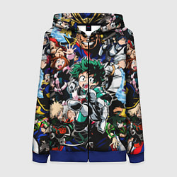 Женская толстовка на молнии Моя геройская академия