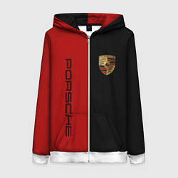 Женская толстовка на молнии PORSCHE