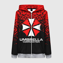 Женская толстовка на молнии Umbrella Corporation