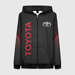 Женская толстовка на молнии TOYOTA