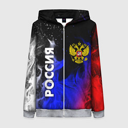 Женская толстовка на молнии РОССИЯ