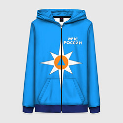 Женская толстовка на молнии МЧС России