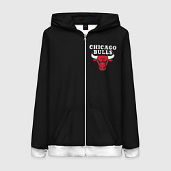 Женская толстовка на молнии CHICAGO BULLS