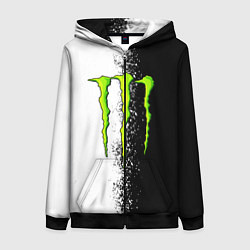 Толстовка на молнии женская MONSTER ENERGY, цвет: 3D-черный