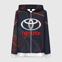 Женская толстовка на молнии TOYOTA
