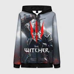 Женская толстовка на молнии The Witcher