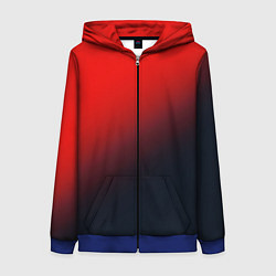 Женская толстовка на молнии RED