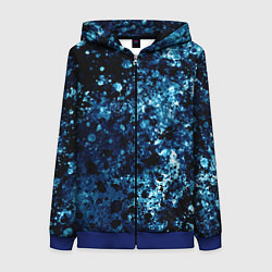 Женская толстовка на молнии Абстракция жидкость