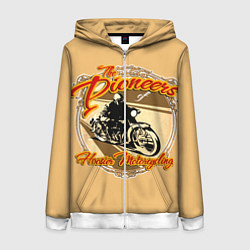 Женская толстовка на молнии Hoosier Motorcycling