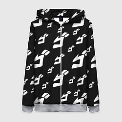 Толстовка на молнии женская JoJo Bizarre Adventure, цвет: 3D-меланж