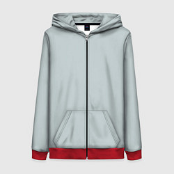 Женская толстовка на молнии Радуга v5 - голубой