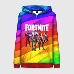 Женская толстовка на молнии FORTNITE