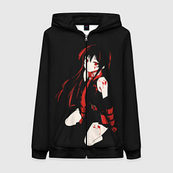 Толстовка на молнии женская Убийца Акаме, цвет: 3D-черный