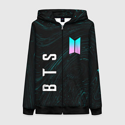 Женская толстовка на молнии BTS БТС