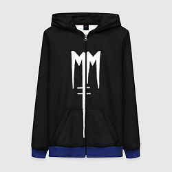 Женская толстовка на молнии Marilyn Manson