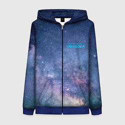 Женская толстовка на молнии Услышь мой вой уже, это Voyager