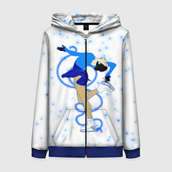 Женская толстовка на молнии Фигурное катание