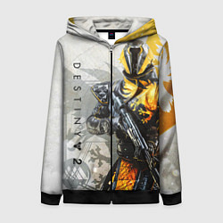 Толстовка на молнии женская DESTINY, WARLOCK, цвет: 3D-черный