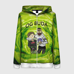 Женская толстовка на молнии Репер - OG Buda