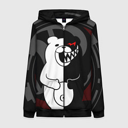 Женская толстовка на молнии MONOKUMA МОНОКУМА DANGANRO