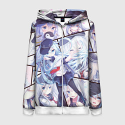 Женская толстовка на молнии Kantai Collection: Hibiki