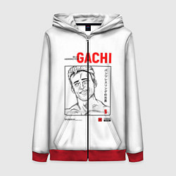 Толстовка на молнии женская Billy Herrington, цвет: 3D-красный