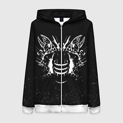 Толстовка на молнии женская DEAD SPACE МЁРТВЫЙ КОСМОС, цвет: 3D-белый