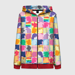 Женская толстовка на молнии Команда пони