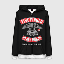 Женская толстовка на молнии Five Finger Death Punch 5FDP