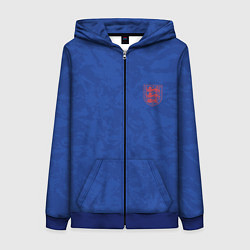 Женская толстовка на молнии Выездная форма Сборной Англии