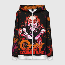 Женская толстовка на молнии Ozzy Osbourne
