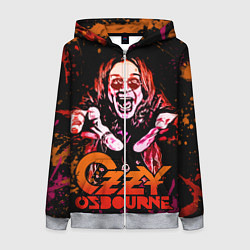 Женская толстовка на молнии Ozzy Osbourne