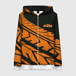 Женская толстовка на молнии ORANGE KTM КТМ Z