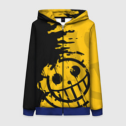 Толстовка на молнии женская ONE PIECE PIRATES ПИРАТЫ, цвет: 3D-синий