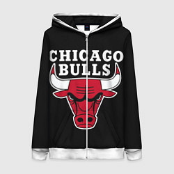 Женская толстовка на молнии B C Chicago Bulls