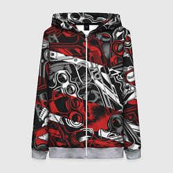 Женская толстовка на молнии Оружейный барон