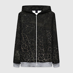 Толстовка на молнии женская Квадрат Малевича как фон, цвет: 3D-меланж