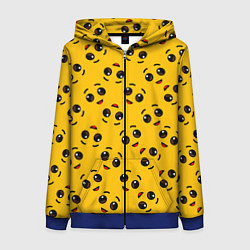Женская толстовка на молнии FORTNITE BANANA FACE PATTERN ФОРТНАЙТ ЛИЦО БАНАНА
