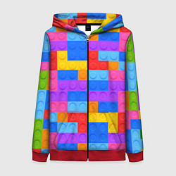 Женская толстовка на молнии Лего-го