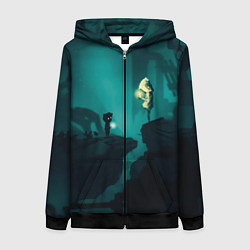 Женская толстовка на молнии Limbo x Little Nightmares