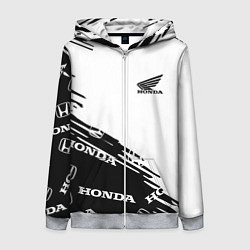 Женская толстовка на молнии Honda sport pattern