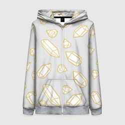 Толстовка на молнии женская URAL Crystal, цвет: 3D-меланж