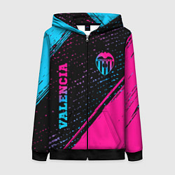 Женская толстовка на молнии Valencia Neon Gradient