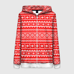 Женская толстовка на молнии Jacquard pattern