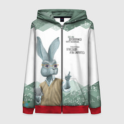 Женская толстовка на молнии Препод в институте