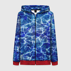 Женская толстовка на молнии Морская бездна