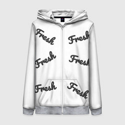 Женская толстовка на молнии Fresh